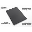 Artgecko Splashy Sketchbook A3 40 Pages 20 Sheets 300gsm White Paper - Office Connect 2018