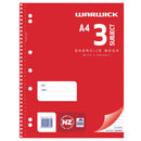 Warwick Exercise Book Spiral 3 Subject 150 Leaf A4 Ruled 7mm - Office Connect 2018