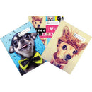 Spencil Woof Book Cover A4 Pack 3 Assorted - Office Connect 2018