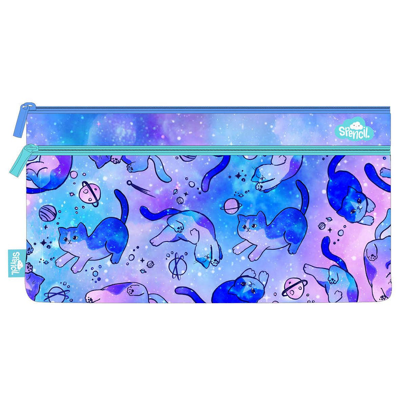 Spencil Cat-a-cosmic Pencil Case 340 X 170mm - Office Connect 2018