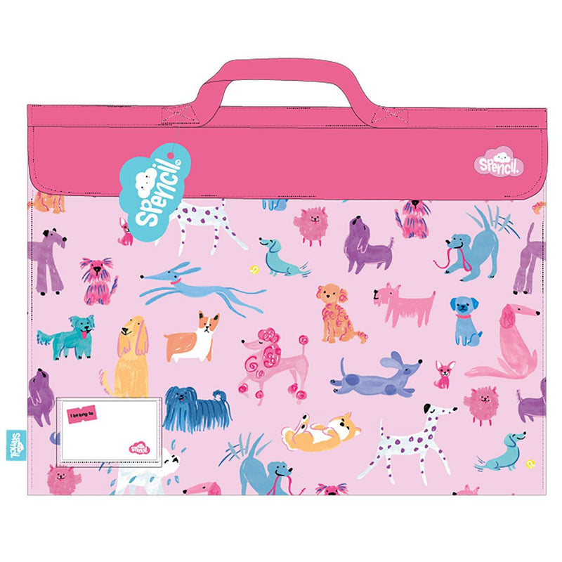 Spencil Doodle Dogs Homework Bag Extra Large 370 x 450mm - Office Connect 2018