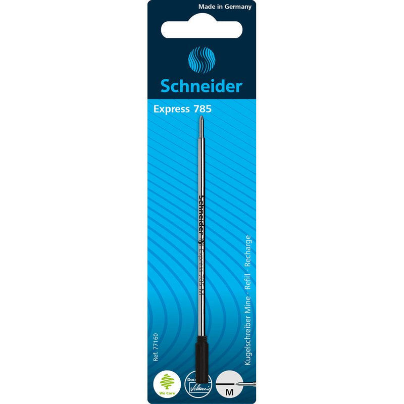 Schneider Pen Refill Ballpoint 785 Medium Black 1 piece (Fits Cross) - Office Connect 2018