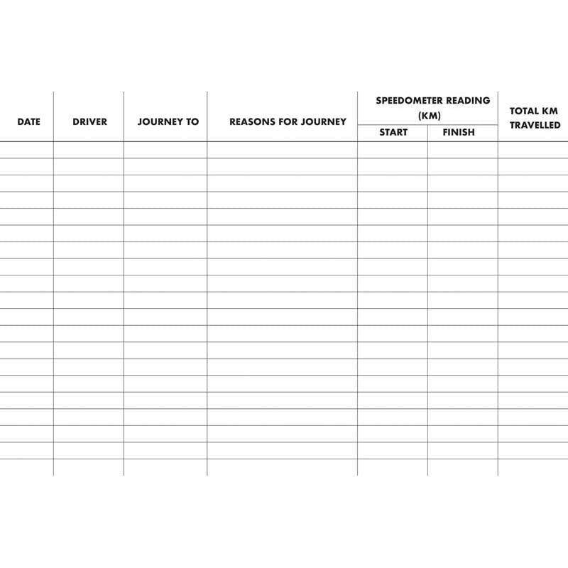 Collins Vehicle Log Book 40 Limp 24 Page 115x170mm - Office Connect 2018