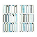 Spencil Write And Iron On Name Labels 40Pk Cool Blues - Office Connect 2018