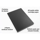 Artgecko Swanky Sketch Journal A4 124 Pages 62 Sheets 150gsm White Paper - Office Connect 2018