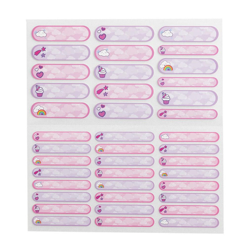 Spencil Write and Iron On Name Labels 40pk Pink - Office Connect 2018