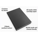 Artgecko Swanky Sketch Journal A5 124 Pages 62 Sheets 150gsm White Paper - Office Connect 2018
