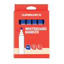 Warwick Whiteboard Marker Blue Chisel Tip Box 12 - Office Connect 2018