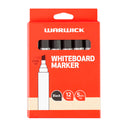 Warwick Whiteboard Marker Black Chisel Tip Box 12