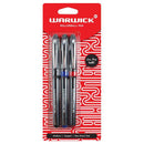 Warwick Pen Rollerball Capped Medium Blue Black Red 3 Pack - Office Connect 2018