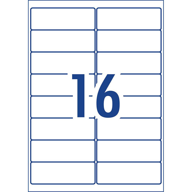 Avery Label L7162-20 Laser 16up 20 Sheets 99x34mm - Office Connect 2018