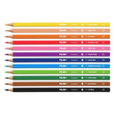 Milan Coloured Pencils Hexagonal Pack 12 Assorted Colours - Office Connect 2018