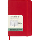 Moleskine Diary 12 Month Weekly + Notes SC Pocket Scarlet Red - Office Connect 2018