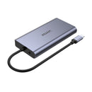 UNITEK 8-in-1 Multi-Port Hub with USB-C Connector. Supports PD100W & Includes 2x USB-A Ports, 1x HDMI Port (4K@30Hz), 1x VGA Port, 1x RJ45 Gig Ethernet JUNE Promo - Includes FREE C137W - Office Connect 2018