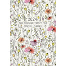 Collins Diary A5 Monthly Planner Wildflowers - Office Connect 2018