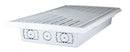 DYNAMIX 28'' Recessed Plastic Network Enclosure, WiFi Ready, Slim Vented Lid, Dual GPO and Cable Entry Knock Outs. - Office Connect 2018