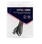 DYNAMIX 1.8M IEC C14 to Notched C15 10A SAA  Approved Power Extension Cable. 1.0mm copper core. Black Colour.