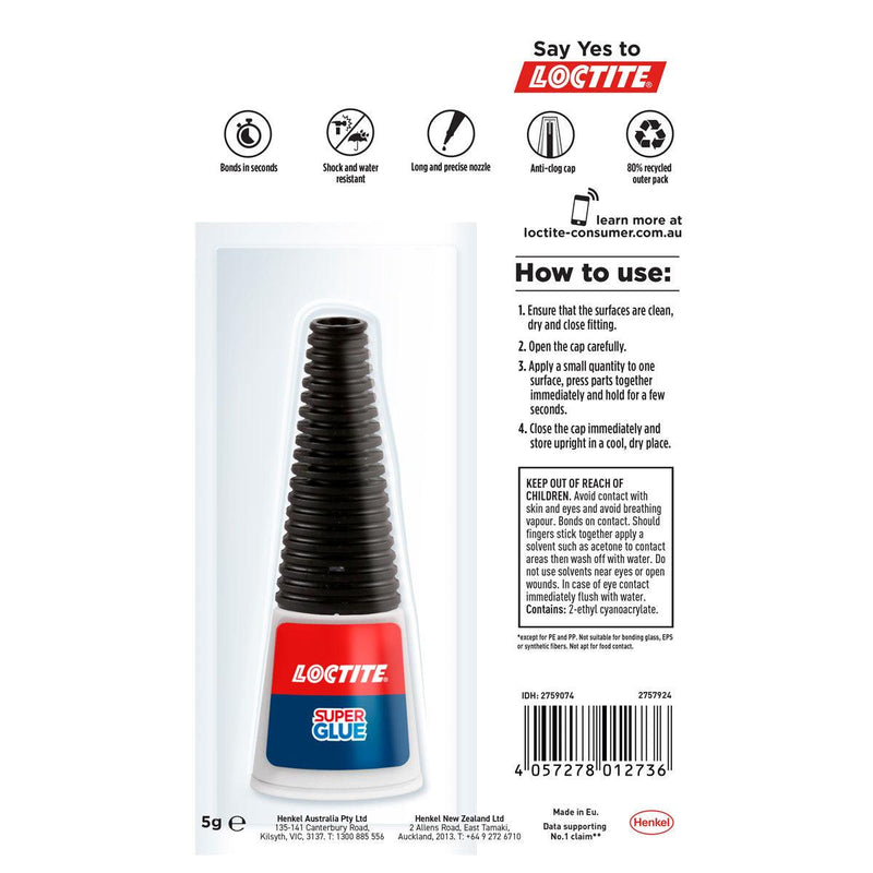 Loctite Super Glue Liquid Precision 5g - Office Connect 2018