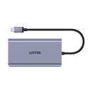 UNITEK 8-in-1 Multi-Port Hub with USB-C Connector. Supports PD100W & Includes 2x USB-A Ports, 1x HDMI Port (4K@30Hz), 1x VGA Port, 1x RJ45 Gig Ethernet JUNE Promo - Includes FREE C137W - Office Connect 2018