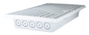 DYNAMIX 28'' Recessed Plastic Network Enclosure, WiFi Ready, Slim Vented Lid, Dual GPO and Cable Entry Knock Outs. - Office Connect 2018