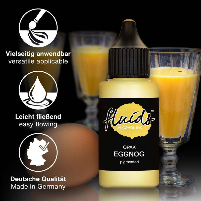 Octopus Fluids Alcohol Ink Opak Eggnog Yellow 30ml - Office Connect 2018