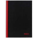 Milford Notebook Indexed Red & Black A5 100lf - Office Connect 2018