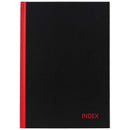 Milford Notebook Indexed Red & Black A4 100lf - Office Connect 2018