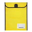 Warwick Homework Bag XL 450x360mm Hook & Loop Yellow
