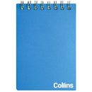 Collins Notebook Wiro Polyprop Ice Blue Top Opening 77x112 5mm Ruled 48 Leaf - Office Connect 2018