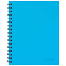 Collins Notebook Wiro 225x175 Ice Blue 100 Leaf Side Opening - Office Connect 2018