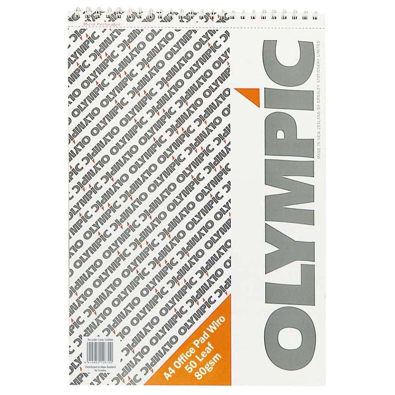 Olympic Pad A4 Wiro Office 50 Leaf 80gsm - Office Connect 2018