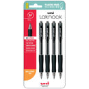 Uni Laknock 0.7mm Fine Retractable Black Hangsell Pk4 - Office Connect 2018