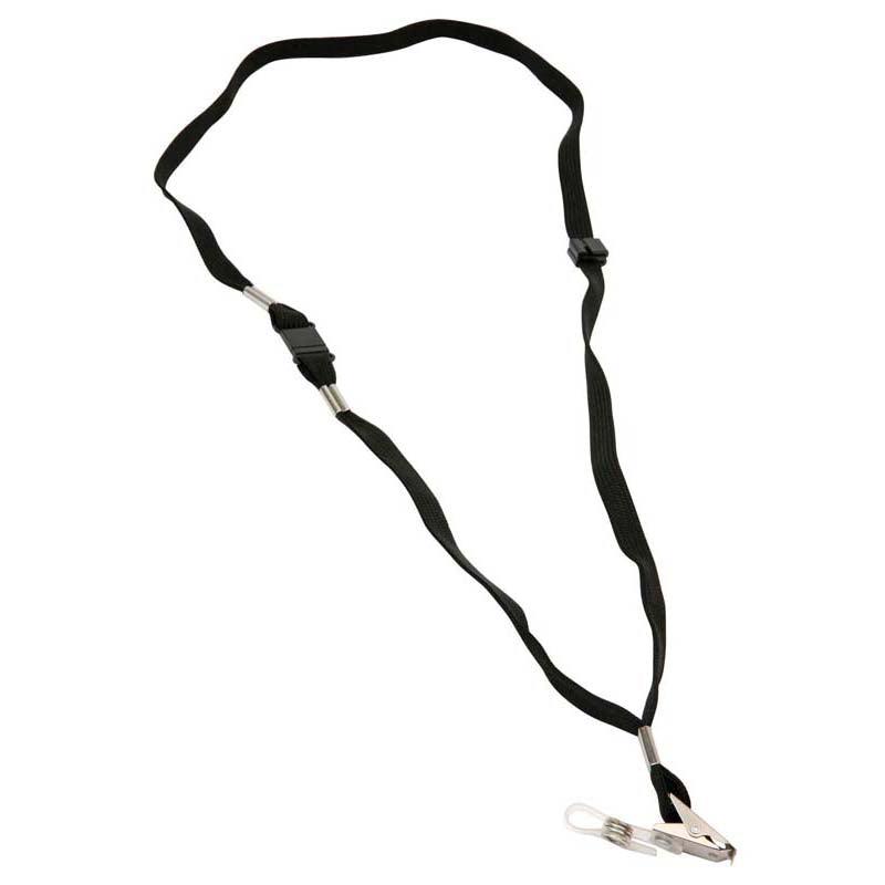 Dixon Lanyard Black Pack 10 Flat - Office Connect 2018