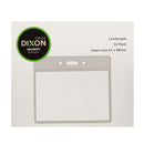 Dixon ID Pouch Landscape Pack 10 Soft Clear - Office Connect 2018