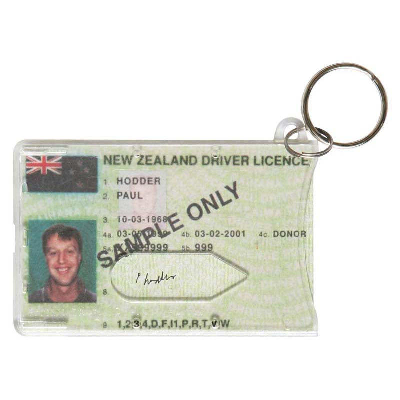 Dixon Key Ring License Holder For NZ Drivers License