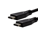 DYNAMIX 2M, USB 3.1 USB-C Male to USB-C Male Cable. 5V/3A. Transfer Speed is Gen1 (Up to 5Gbps). Black Colour