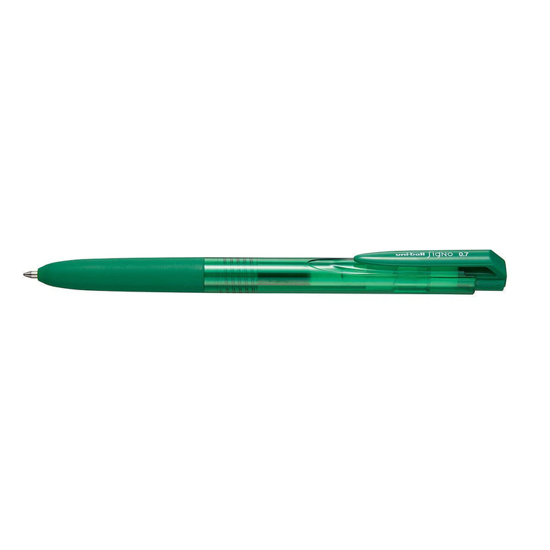 Uni Signo RT1 0.7mm Retractable Green UMN155 - Office Connect 2018