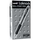 Uni Laknock 0.7mm Retractable Fine Black SN-100 - Office Connect 2018