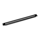 DYNAMIX AV Rack 1RU metal blanking panel with vented holes, with #10-32 and #10-32 screws