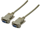 DYNAMIX 2m DB9 Female/Female Straight Through Cable. - Office Connect 2018