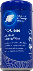 AF PC-Clene Anti-Static PC Wipes Tub - 100 - Office Connect 2018