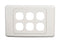 AMDEX Six Port RJ45 Face Plates. AMDEX style.