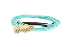 DYNAMIX 3M OM3 12C MTP Male to LC Duplex, 2mm Fan-out 0.5m. Break out Fibre Cable (12 core) - Office Connect 2018