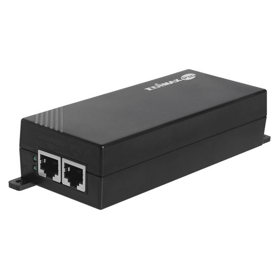 EDIMAX IEEE 802.3at Gigabit PoE+ Injector 30W. Provides Power & Data up to 100m. Easy Pulg & Play Desktop or Wall-mount Installation. Built-in PoE Short Circuit. - Office Connect 2018