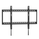 BRATECK 60"-100" Extra Large Heavy- Duty Fixed Wall Bracket. Max Load: 100kg. VESA Support up to 900x600 Curved Display Compatible Colour: Gloss Black. - Office Connect 2018