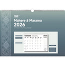 Tuhi Calendar One Month to View Maori A2 2026