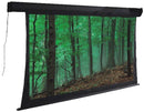BRATECK 108'' Deluxe Tab-tensioned, Electric Projector Screen. Matte white fibreglass screen. Black Aluminium Housing. High quality, Low noise motor, 16:9 aspect ratio, RF Remote control - Office Connect 2018