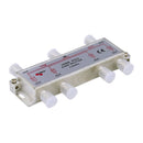 TRIAX RF 6-Way Splitter 5-2400MHz. All ports power pass - diode steered. - Office Connect 2018