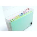 Luxpad Notecards and Carry Case 5x3 Ruled Assorted Colours - Office Connect 2018
