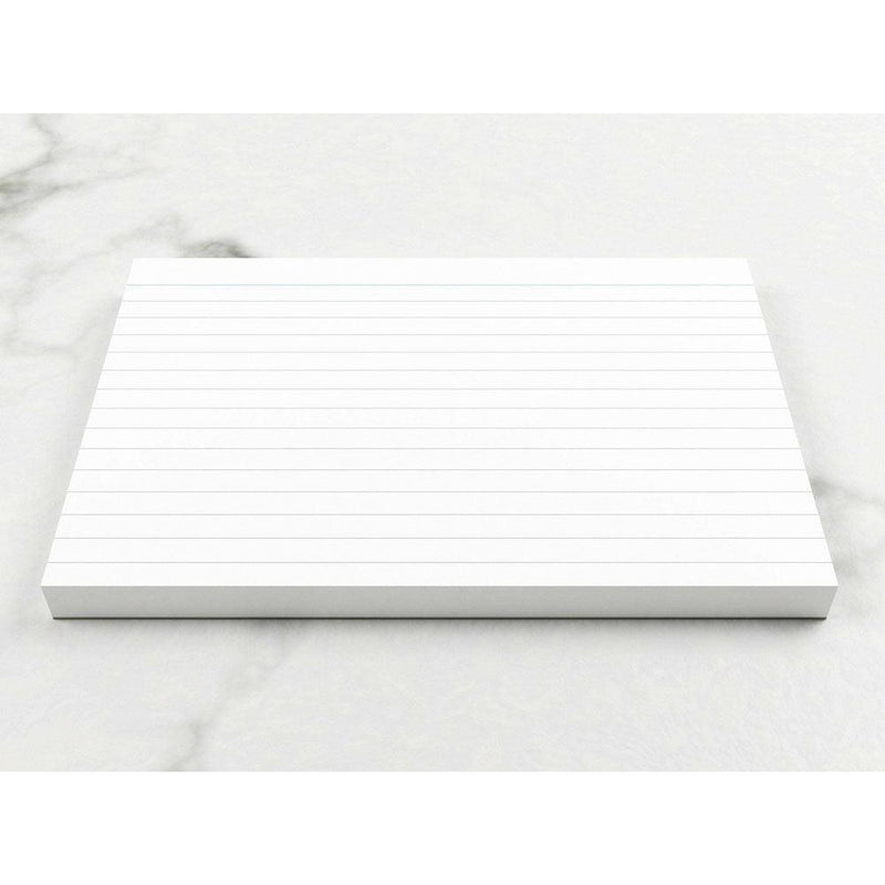 Luxpad Recycled Revision and Presentation Card Pad Ruled 6x4 White - Office Connect 2018